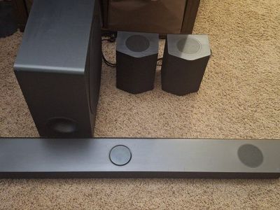 LG Sound Bar System with Subwoofer and Satellite Speakers