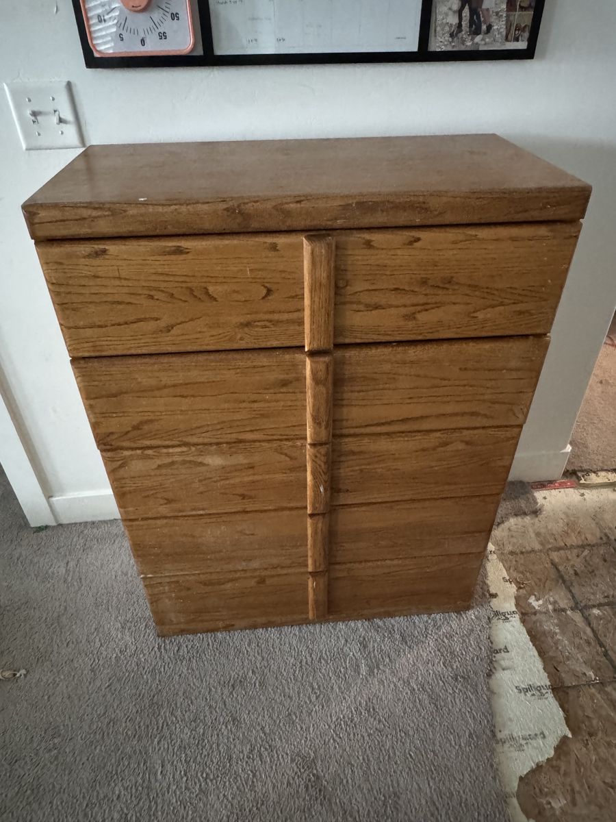 Free captains bed with dresser and night stand