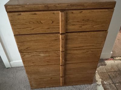 Free captains bed with dresser and night stand