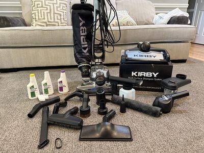 Kirby Avalir Platinum Upright Vacuum & Multi-Surface Shampoo System, Complete Set