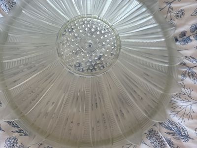 Art Deco Sunflower Glass Light Cover