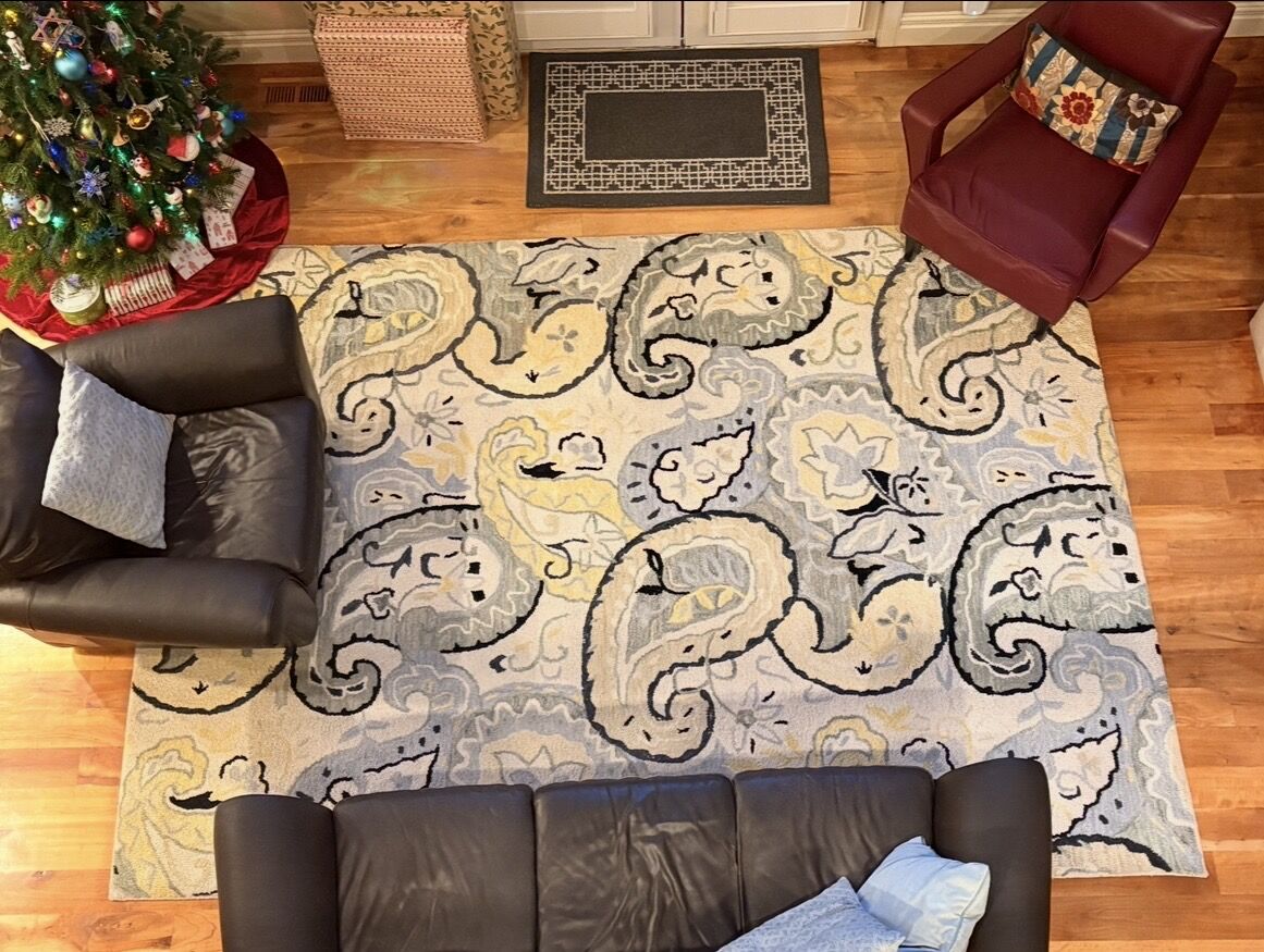 Large Looped Wool Rug