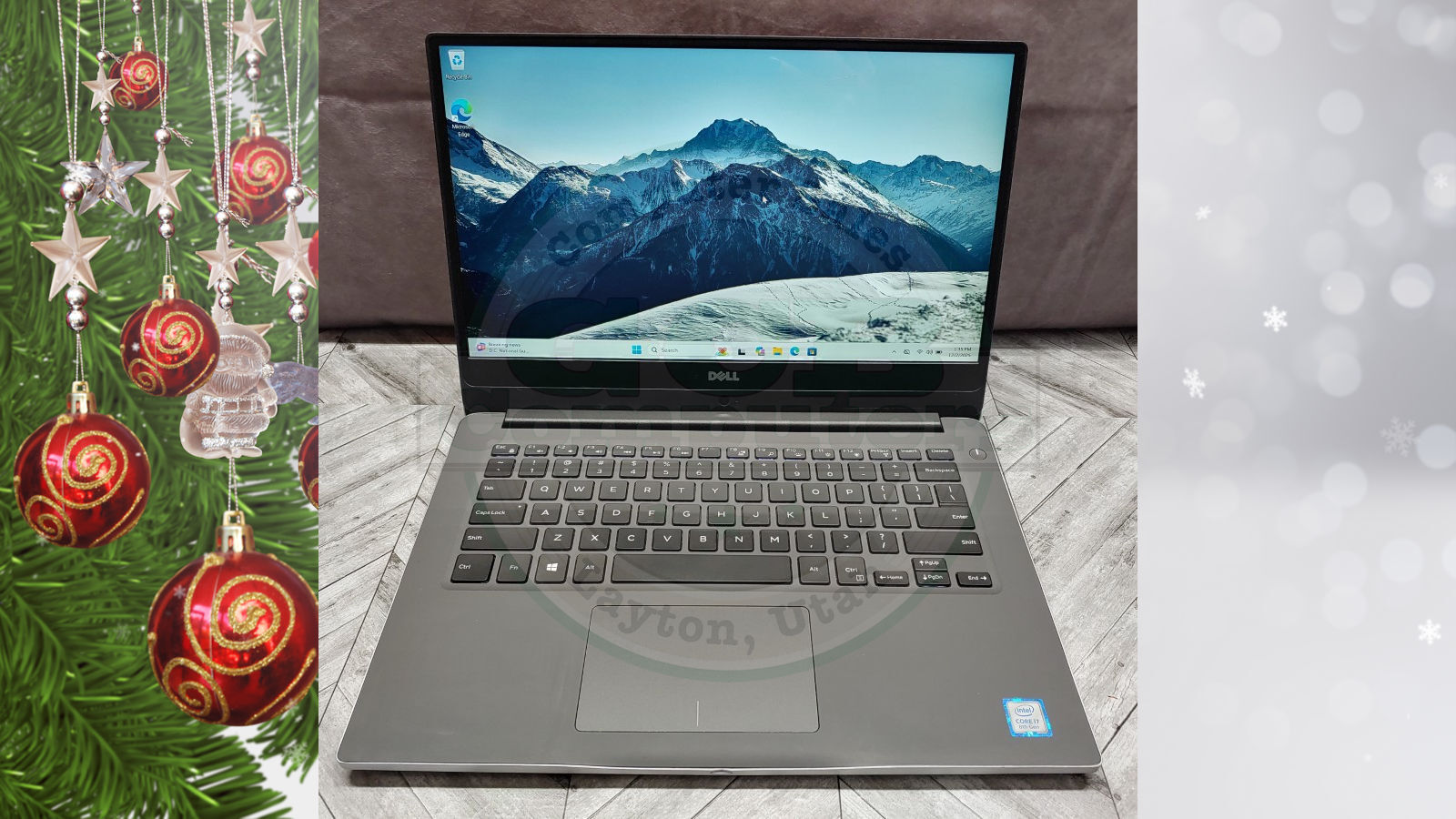 Dell Inspiron 7472 Laptop i7-8550U 500GB SSD 16GB RAM 1080P Screen 14 Inch Windows 11