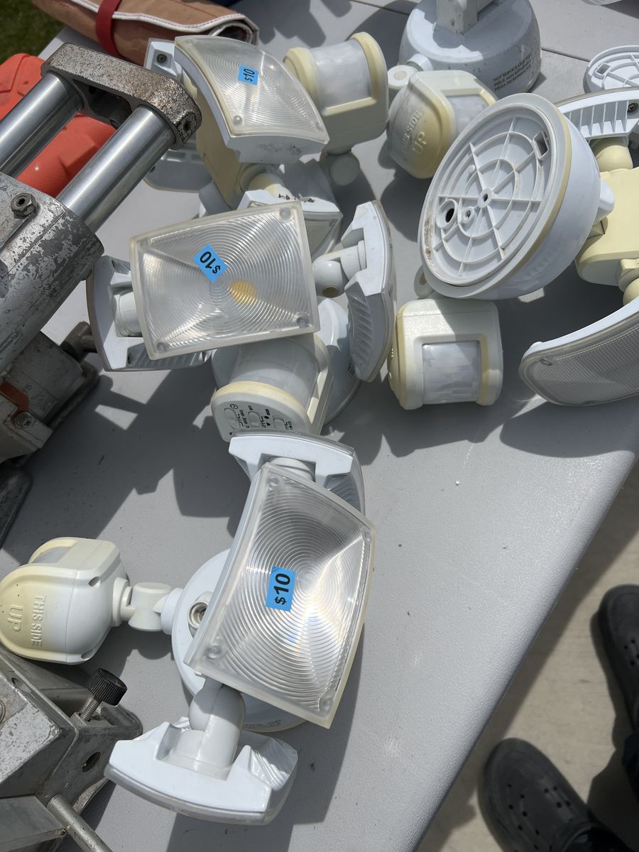 Motion activated spot lights