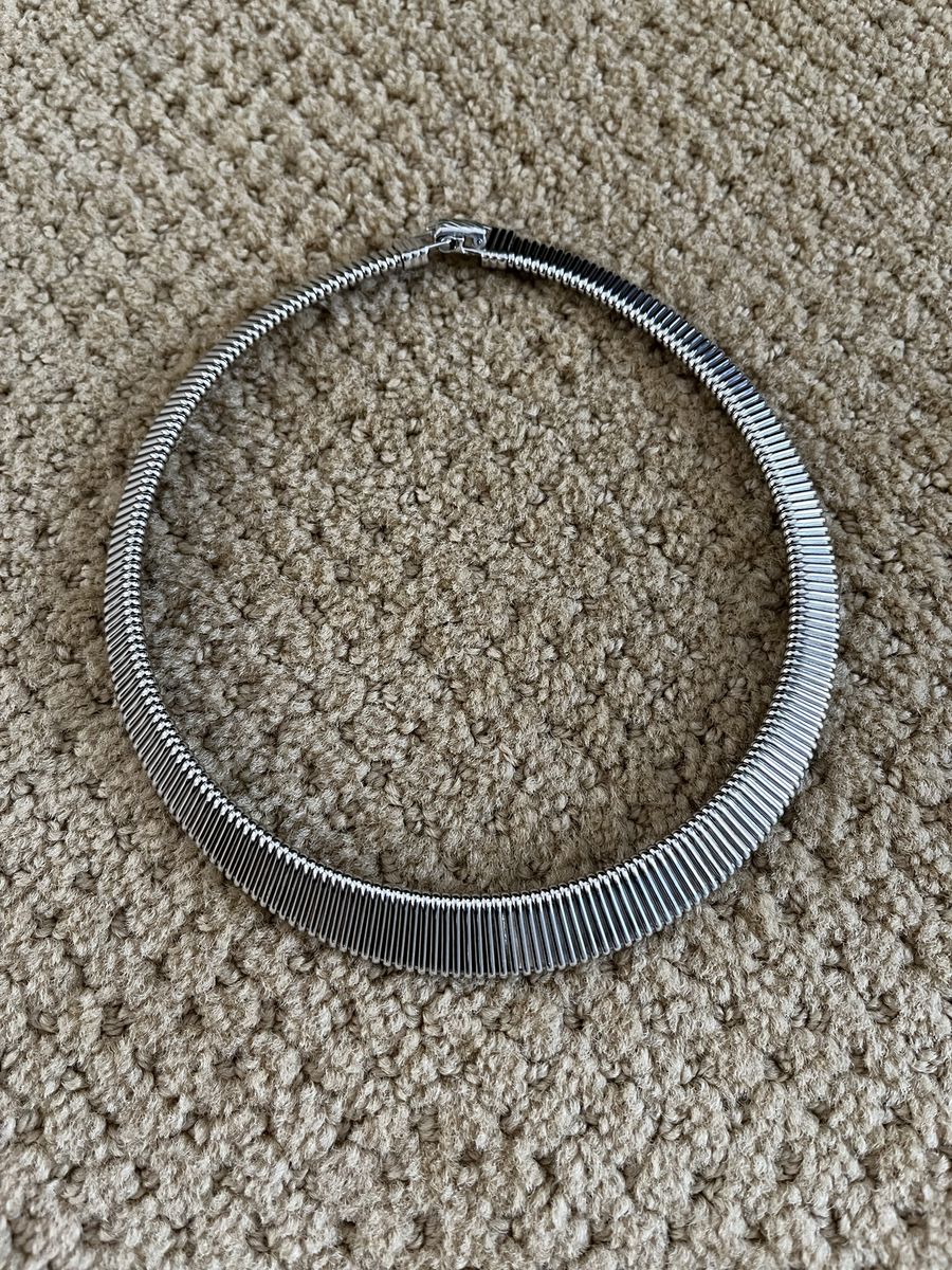 Silver Colored Choker 1950's-1970's - Vintage