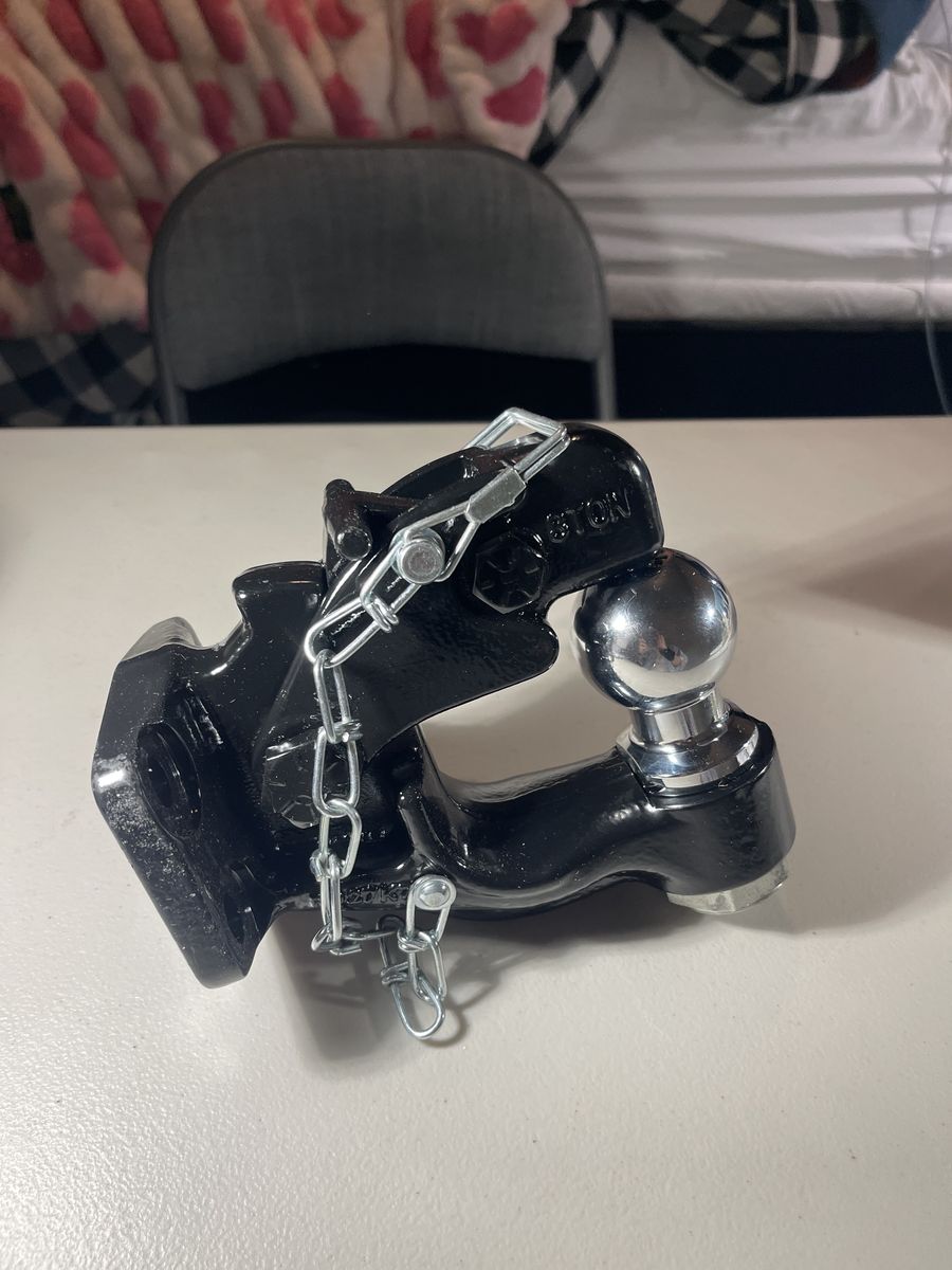 Pintle Hook and 2” Ball combination Hitch