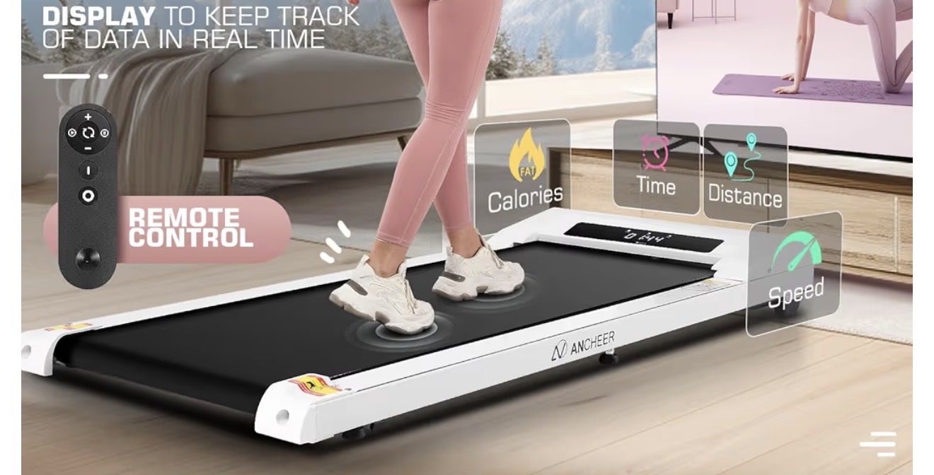 Treadmill under desk, walking pad