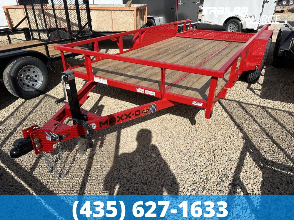 7x16 Maxx-D U3X Utility Trailer - 7K GVWR Dovetail