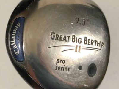 Callaway Great Big Bertha II 9.5° Driver GBB 60 Firm Flex Graphite Right Hand