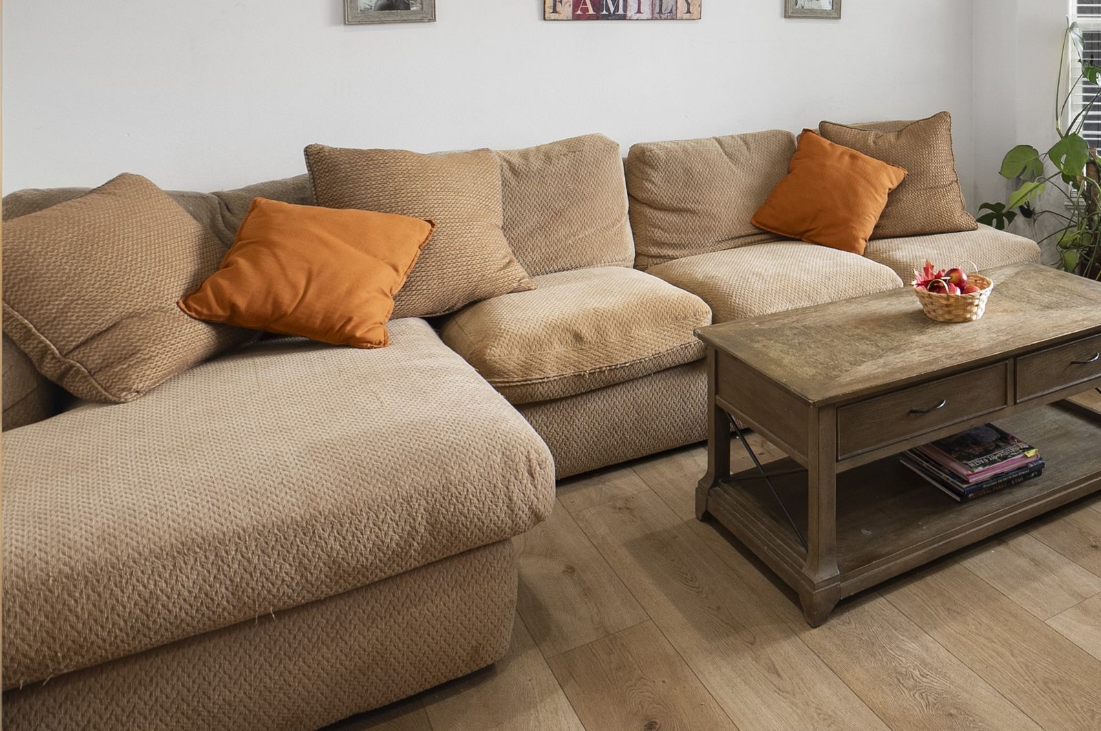 Used Brown Couch 5-6 People
