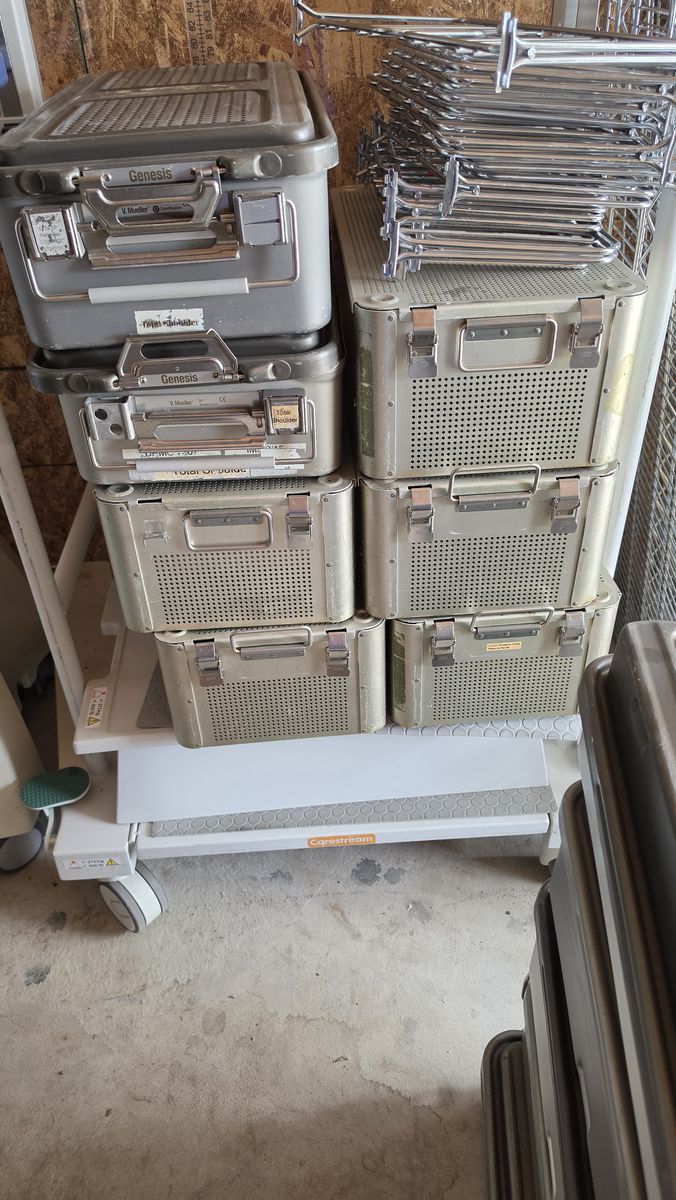 Aluminum Storage Bins With or Without Lids for tools, crafts