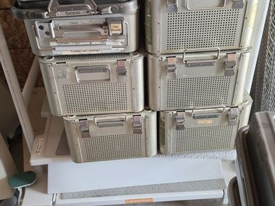 Aluminum Storage Bins With or Without Lids for tools, crafts