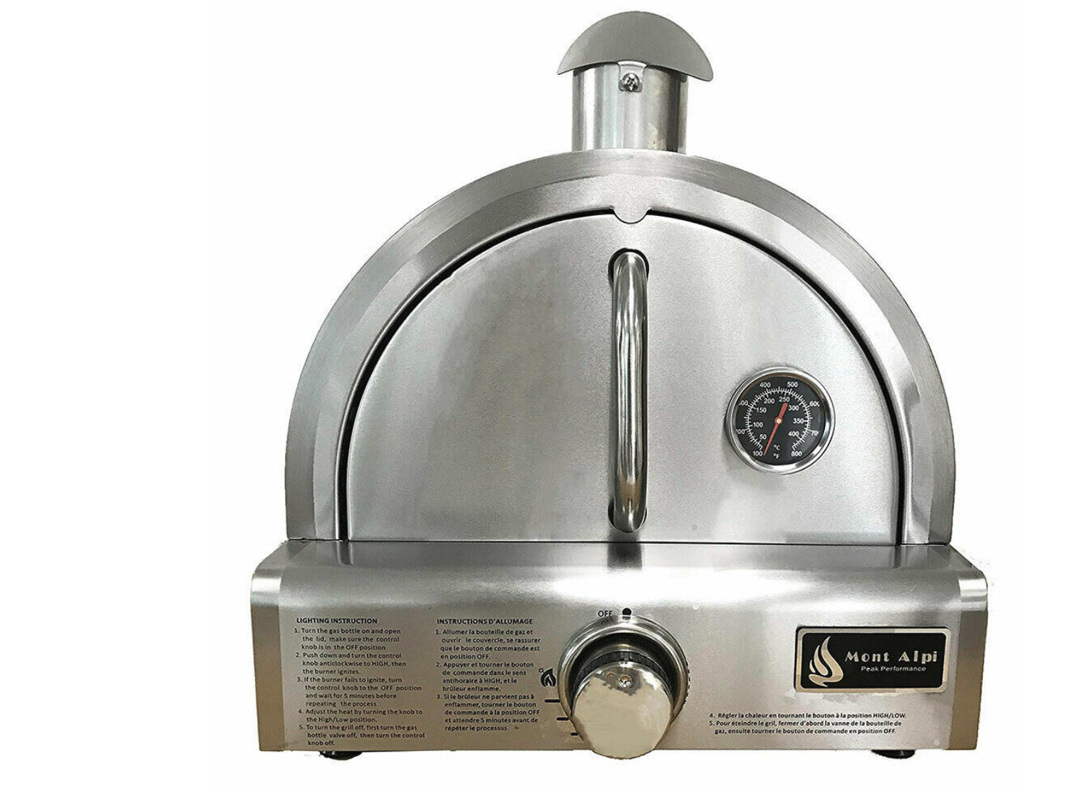 New in Box Table Top Gas Stainless Steel Large Portable Pizza Oven