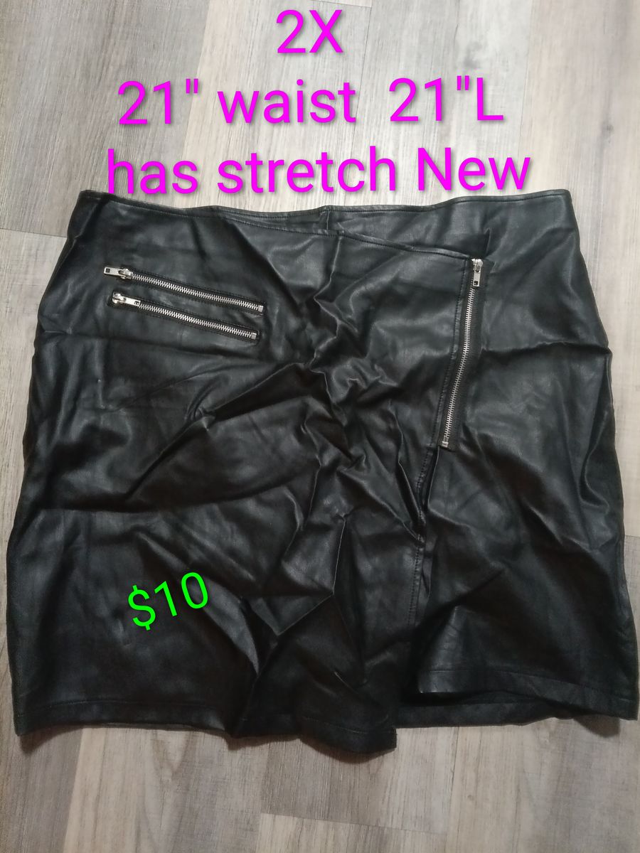 New Faux skirt plus 2X