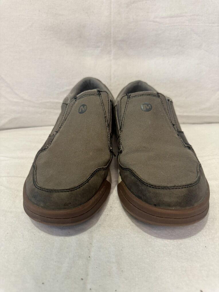 Merrell Men’s Size 9.5 Canvas/Leather Slip On Shoe