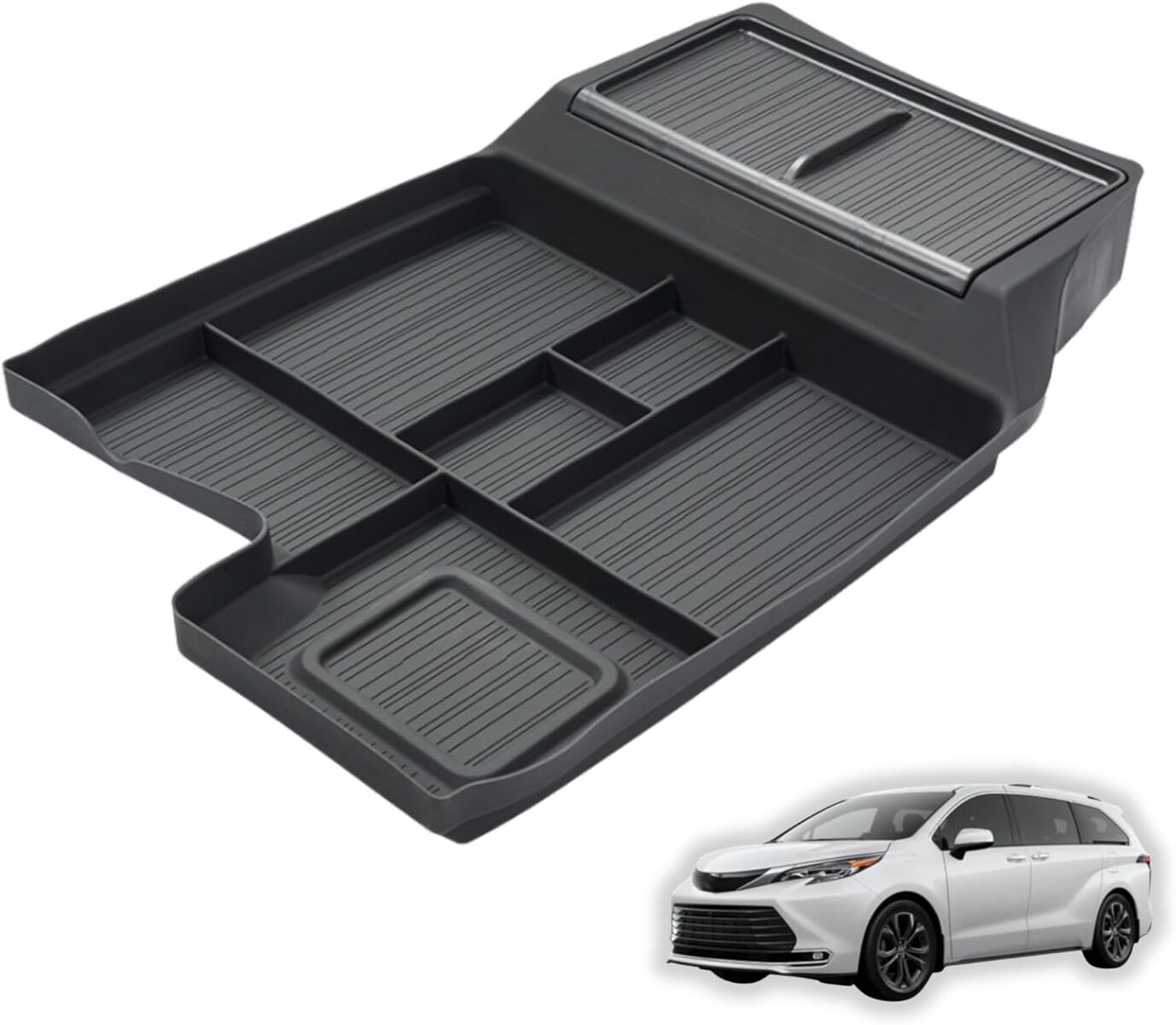 2021-2025 Toyota Sienna Soft Silicone Car Interior Storage Organizer