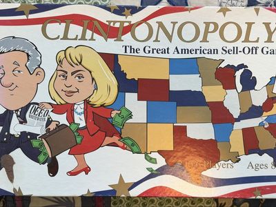 CLINTONOPOLY! The Great American Sell-Off Game - Political Board Game Ages 8 to Adult