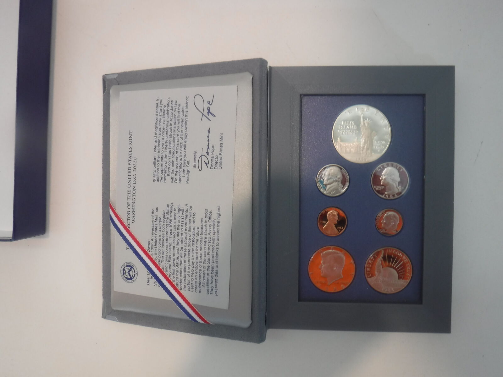 1986 Prestige Set United States Mint
