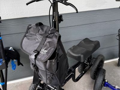 Vive Mobility All-Terrain Knee Scooter / Walker with Backpack