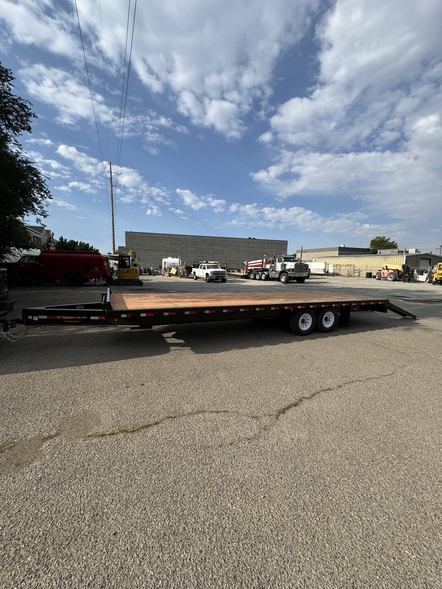 8 x 26 Foot Deck Over trailer for Rent. (14,000 lb gvwr)
