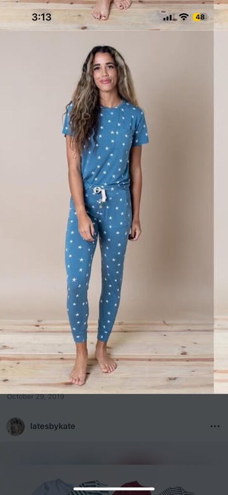Medium Lates By Kate classic jogger pajamas