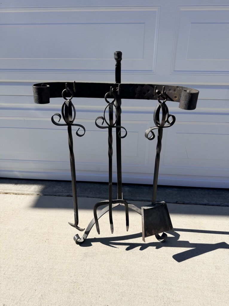 Fireplace Tool Set With Stand