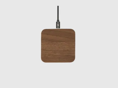 KERF - oakyblocks walnut wooden wireless charger