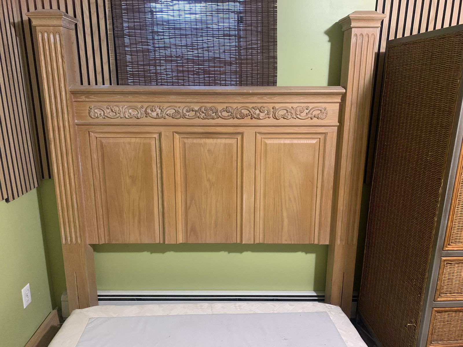 Solid Oak Queen Bed Frame