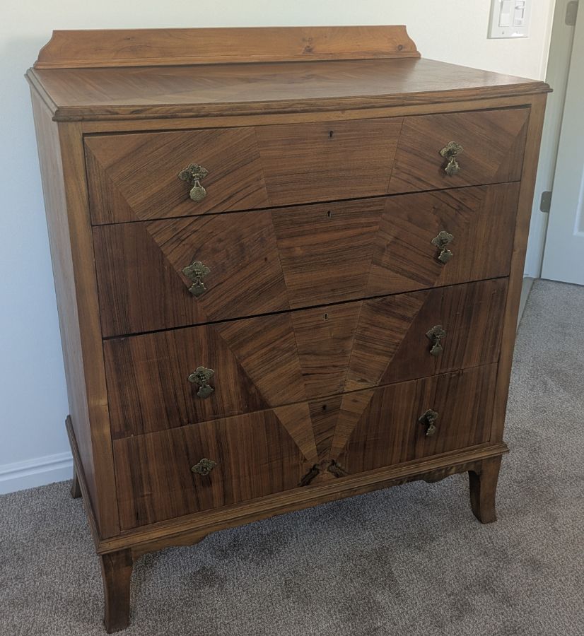 3 Piece Vintage Art Deco Furniture - matching set