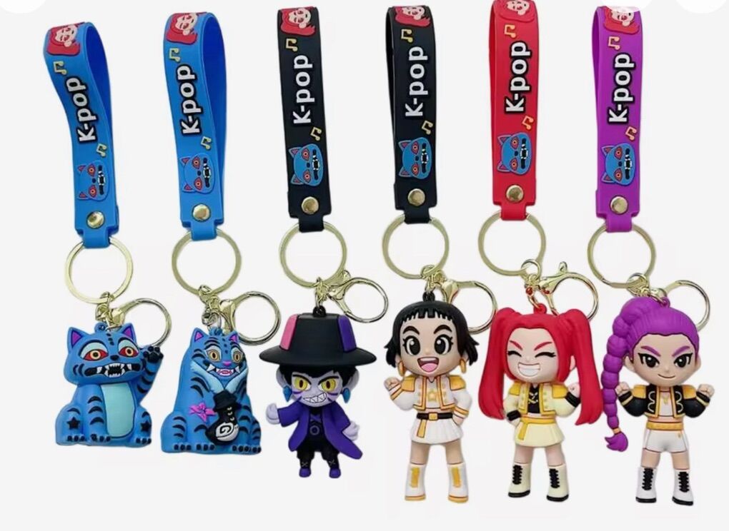 K-Pop Demon Hunters Keychains, Mira, Rumi, Saja Boys