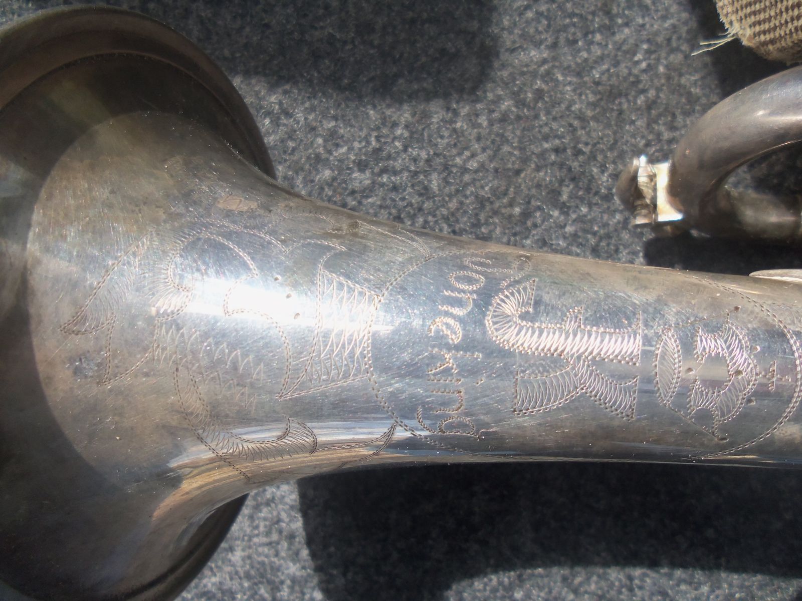 KING trumpet silver