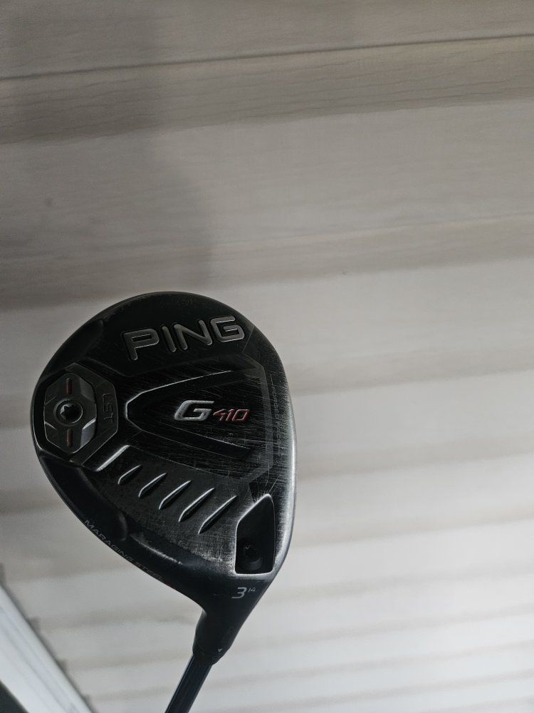 Ping G410. 3 wood and 3 hybrid. stiff