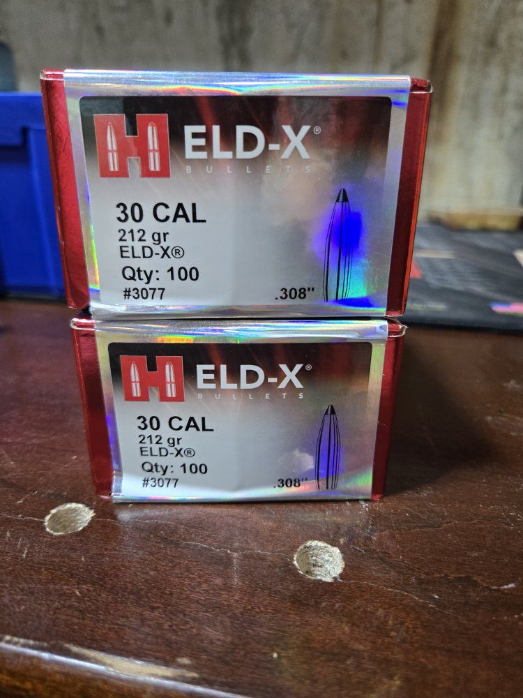 Hornady 30 cal 212 ELDX