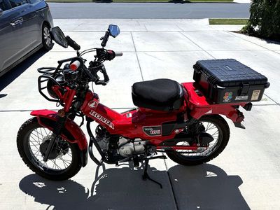 2021 Honda Trail 125 Motorcycle - ONLY 400 miles! TONS of extras