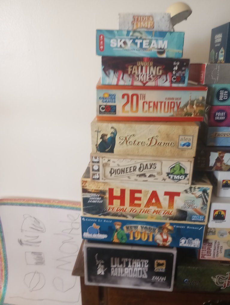 Large Collection of Board Games - Strategy, Family Games