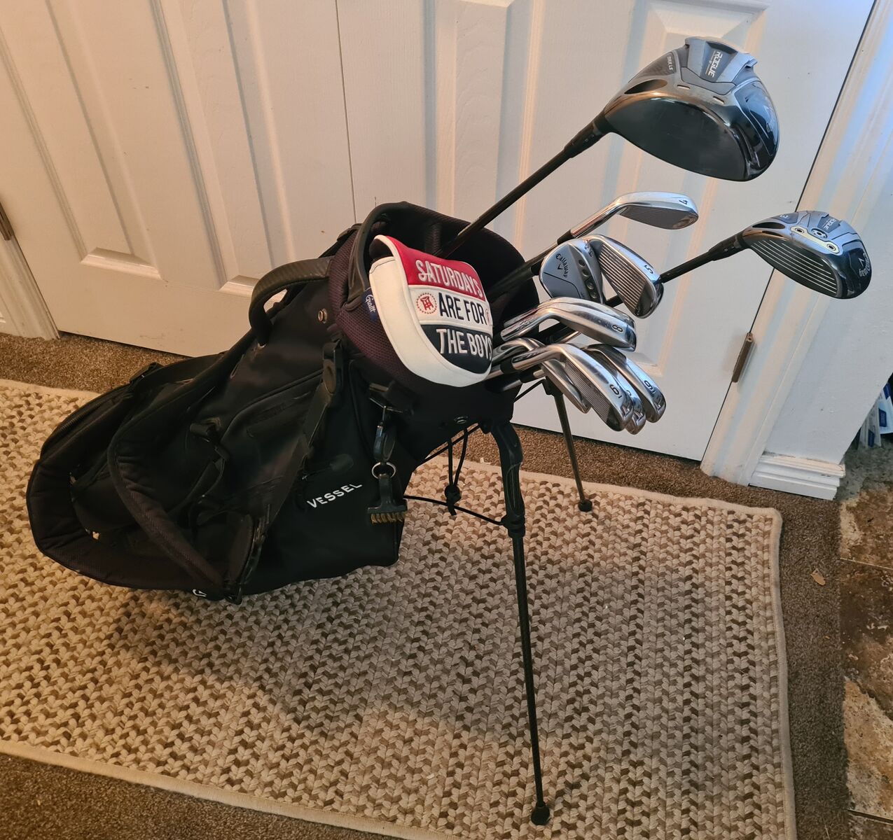 Callaway X-Stiff full set golf clubs Mavrik Pro Irons Rogue ST Driver 3 Wood Putter