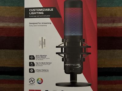 HyperX QuadCast S – RGB USB Condenser Microphone