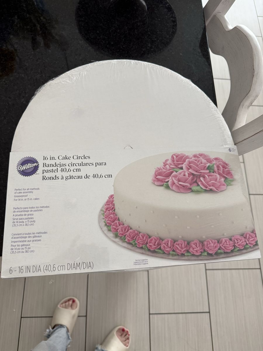 Wilton 16” Cake Circles - package of 6