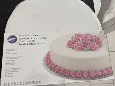 Wilton 16” Cake Circles - package of 6