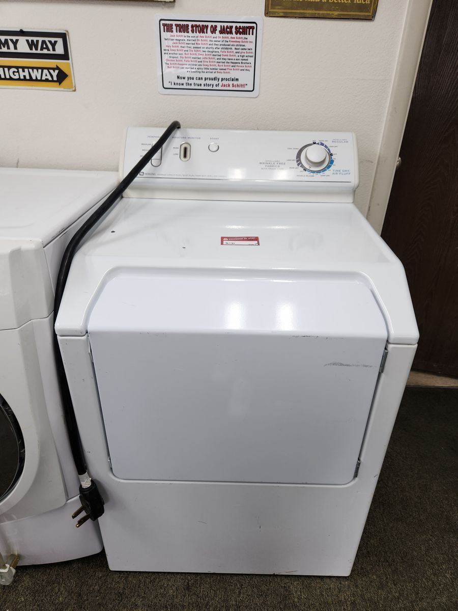 Maytag Electric Clothes Dryer White Used