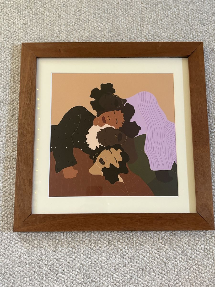 “Sisterhood” print in wood frame $15 OBO!