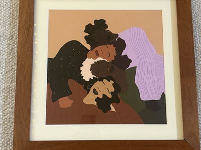 “Sisterhood” print in wood frame $15 OBO!