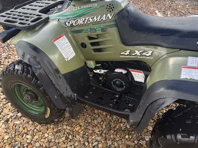 1996 Polaris Sportsman 500 4x4 ATV - Green Used Utility Quad