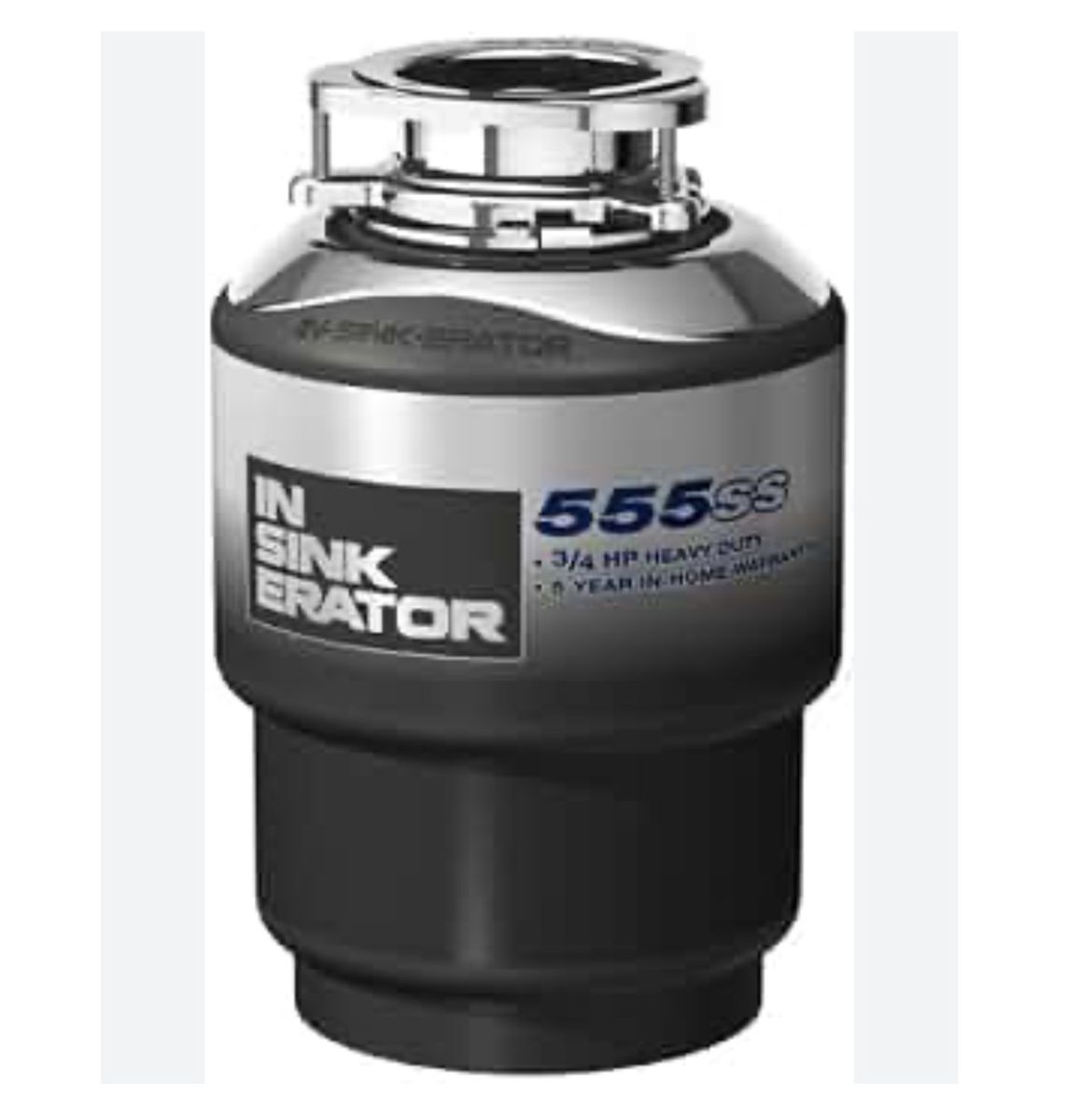 InSinkErator 555SS Garbage Disposal 3/4 HP Heavy Duty.  badger 5 food waiste disposal 