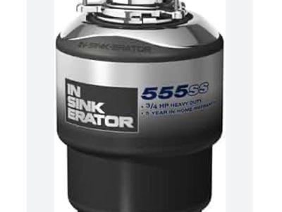 InSinkErator 555SS Garbage Disposal 3/4 HP Heavy Duty. badger 5 food waiste disposal