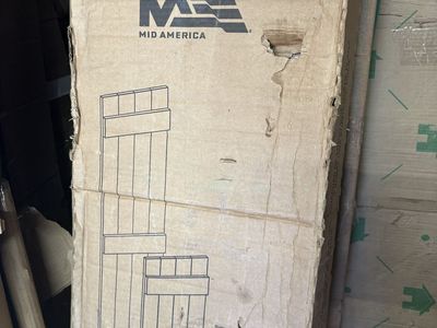 Mid-America 65" Paintable Louvered Shutters - New in Box with Hardware