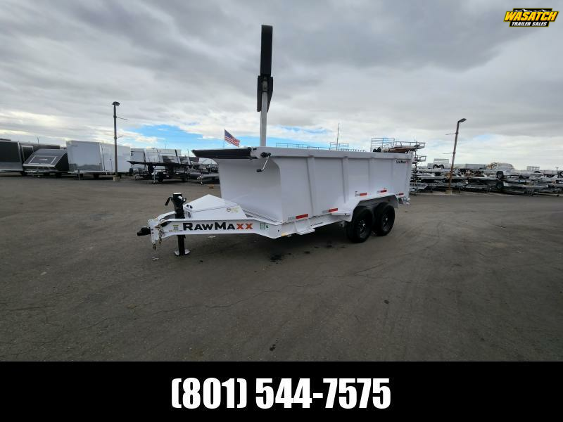 2026 RawMaxx 7X14' LPX with 44" Side Dump Trailer