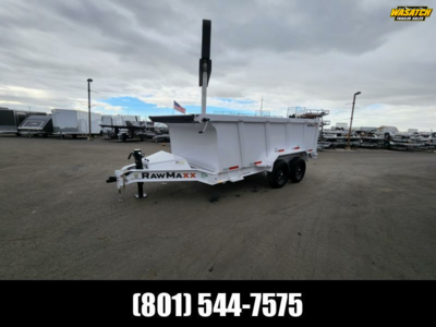 2026 RawMaxx 7X14' LPX with 44" Side Dump Trailer