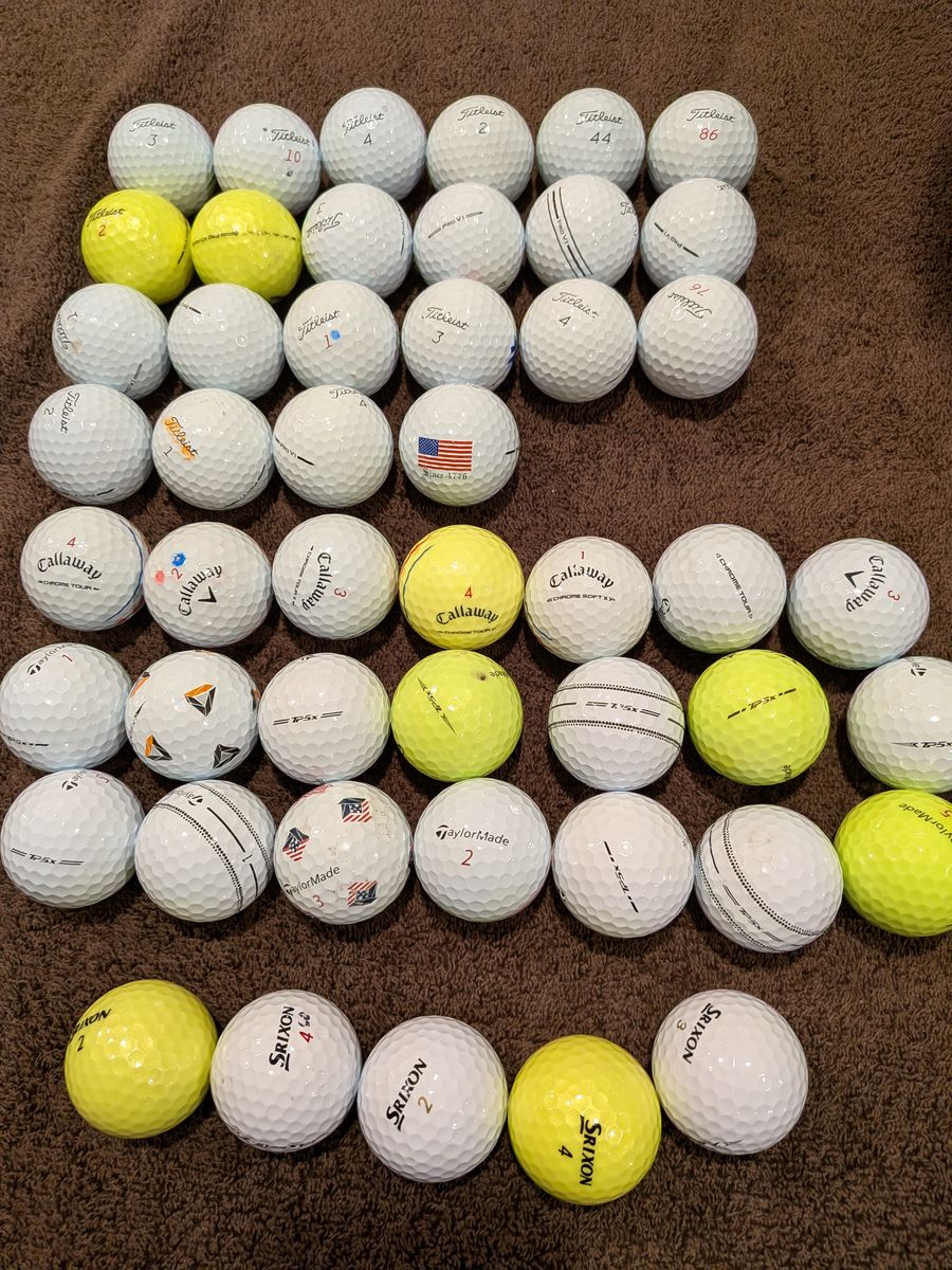 4 Dozen Tour Golf Balls PROV1, TP5X, Chrome Tour, Z-Star