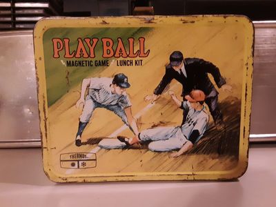 Vintage 1969 Lunch Box Play Ball with Thermos
